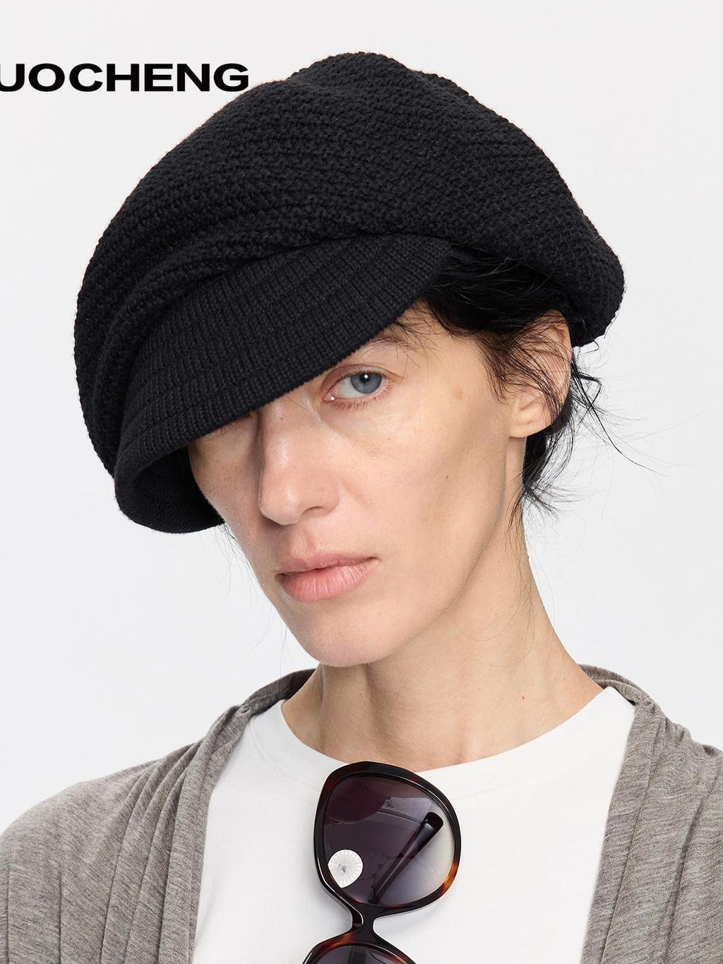 Textured Twill Adjustable Slouchy Women's Polyester Hats