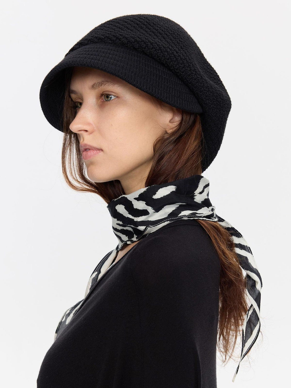 Textured Twill Adjustable Slouchy Women's Polyester Hats