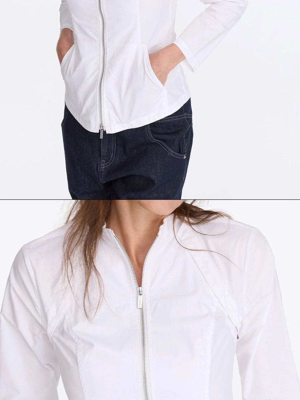 Two Way Detachable Zip Jacket