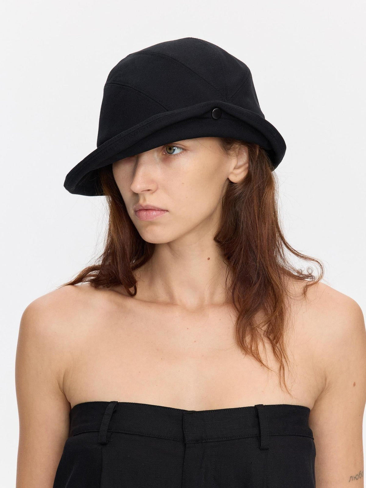 Wide Brim Turn Up Vintage Sun Protection Soft Casual Women's Polyester Hats