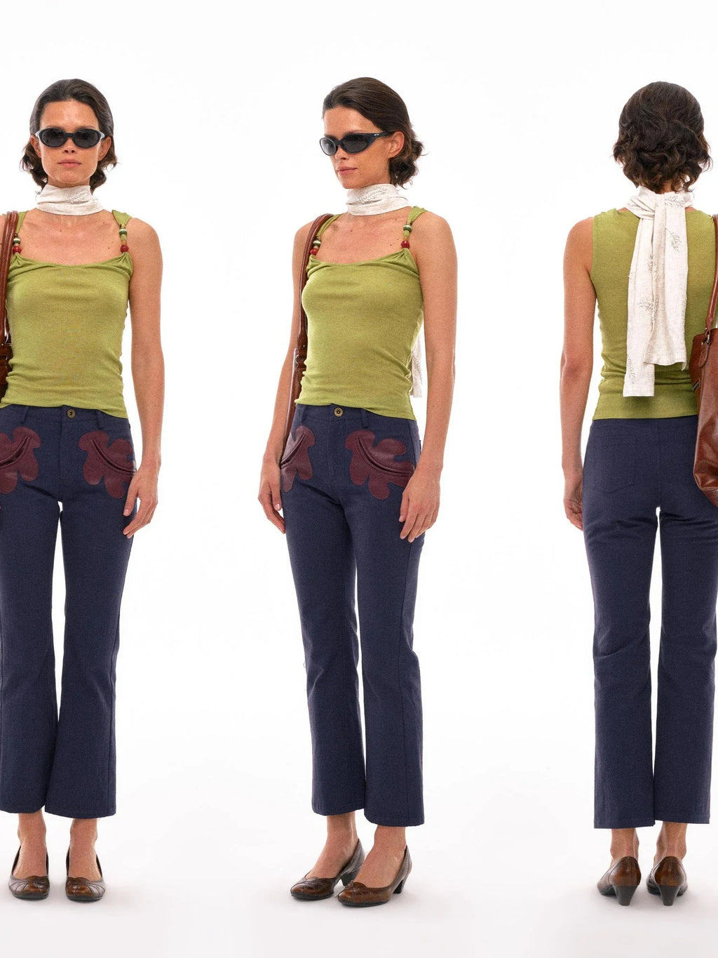 Tencel Wool Beaded Camisole Four Colors