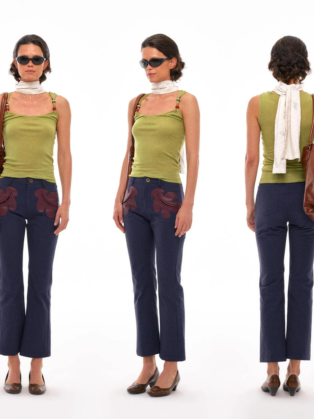 Tencel Wool Beaded Camisole Four Colors