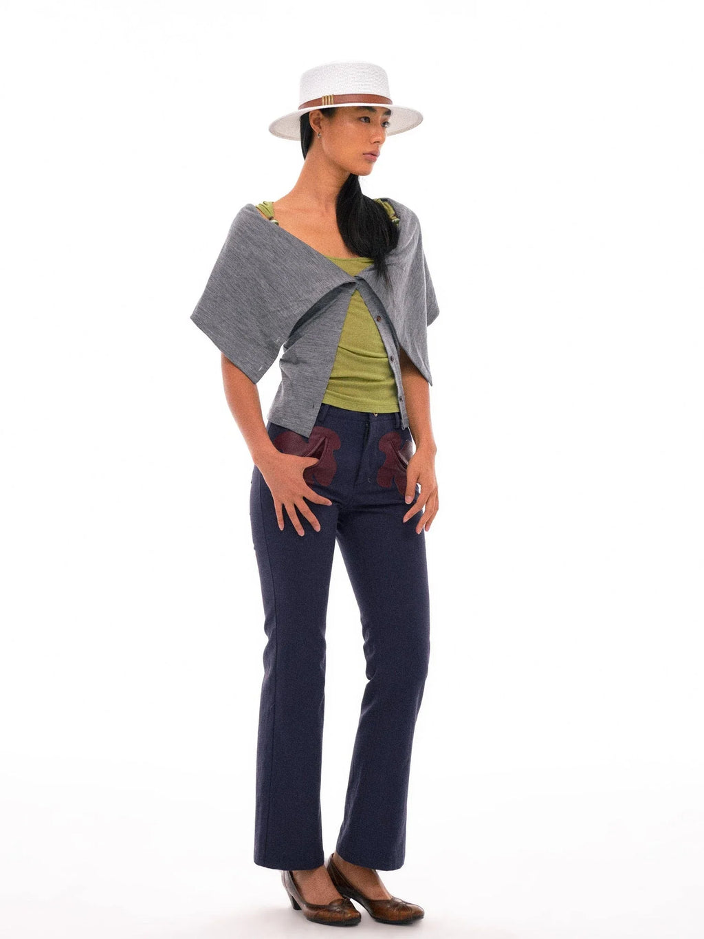 Tencel Wool Beaded Camisole Four Colors