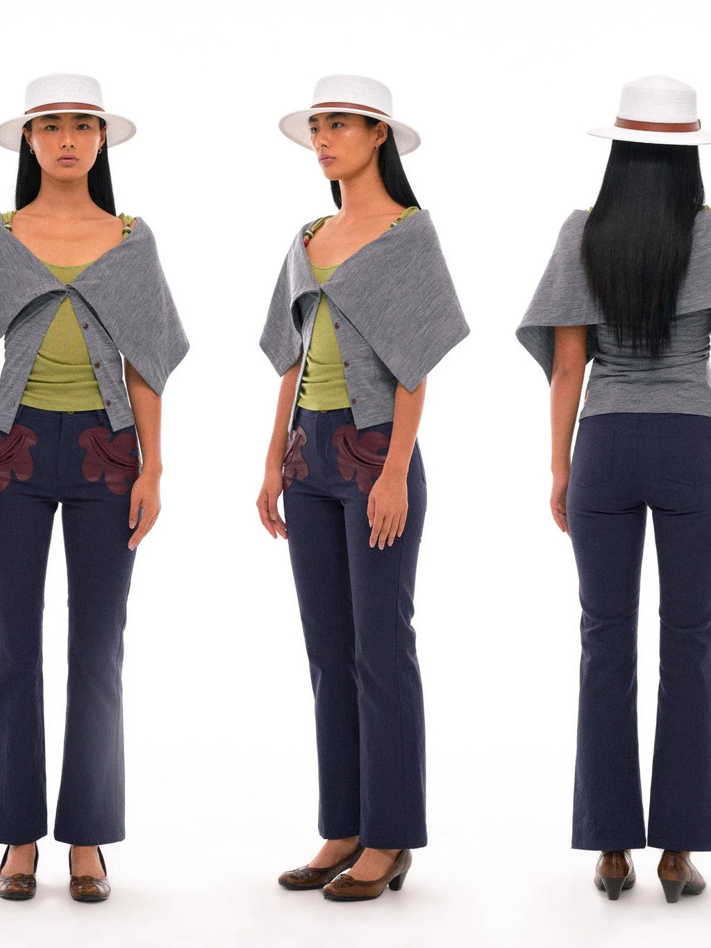 Tencel Wool Beaded Camisole Four Colors