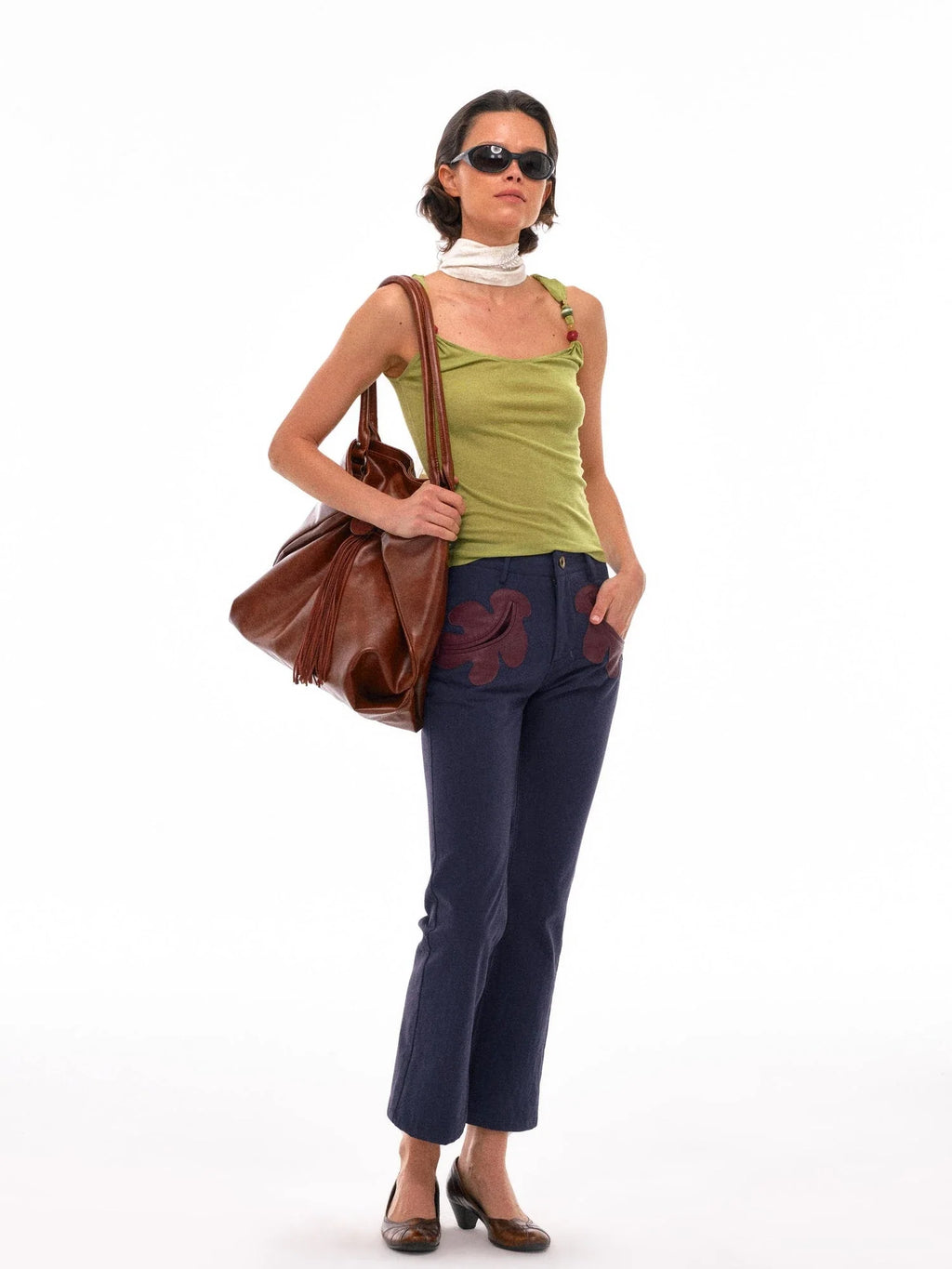 Tencel Wool Beaded Camisole Four Colors