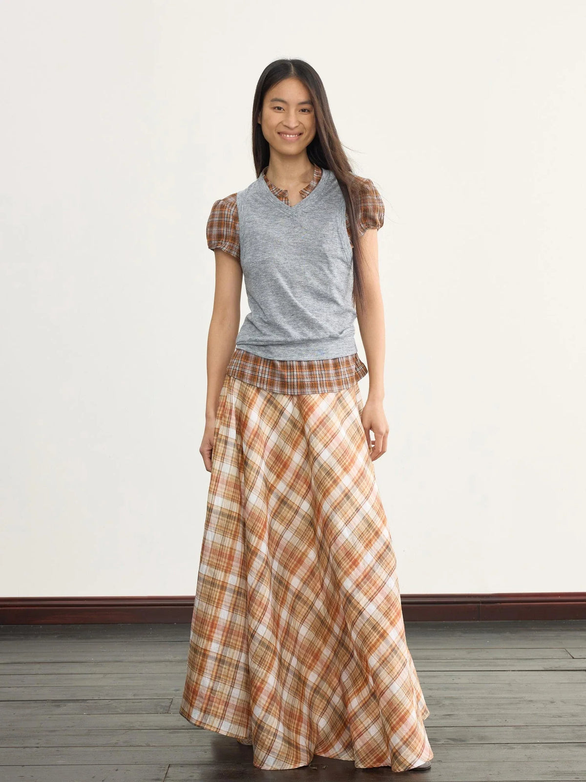 V-Neck Knit Vest For Layering Or Solo Wear