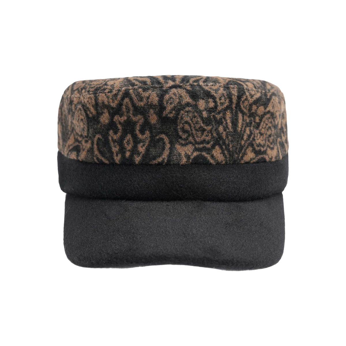 Warm Thick Cotton Vintage Newsboy Flat Top Short Brim Unisex M 56 58Cm Hat