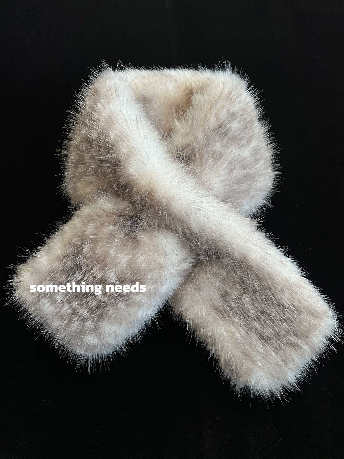 TRIA SELECT | TRENDY PLUSH SCARF WITH PATTERNS【ID:TN00078】