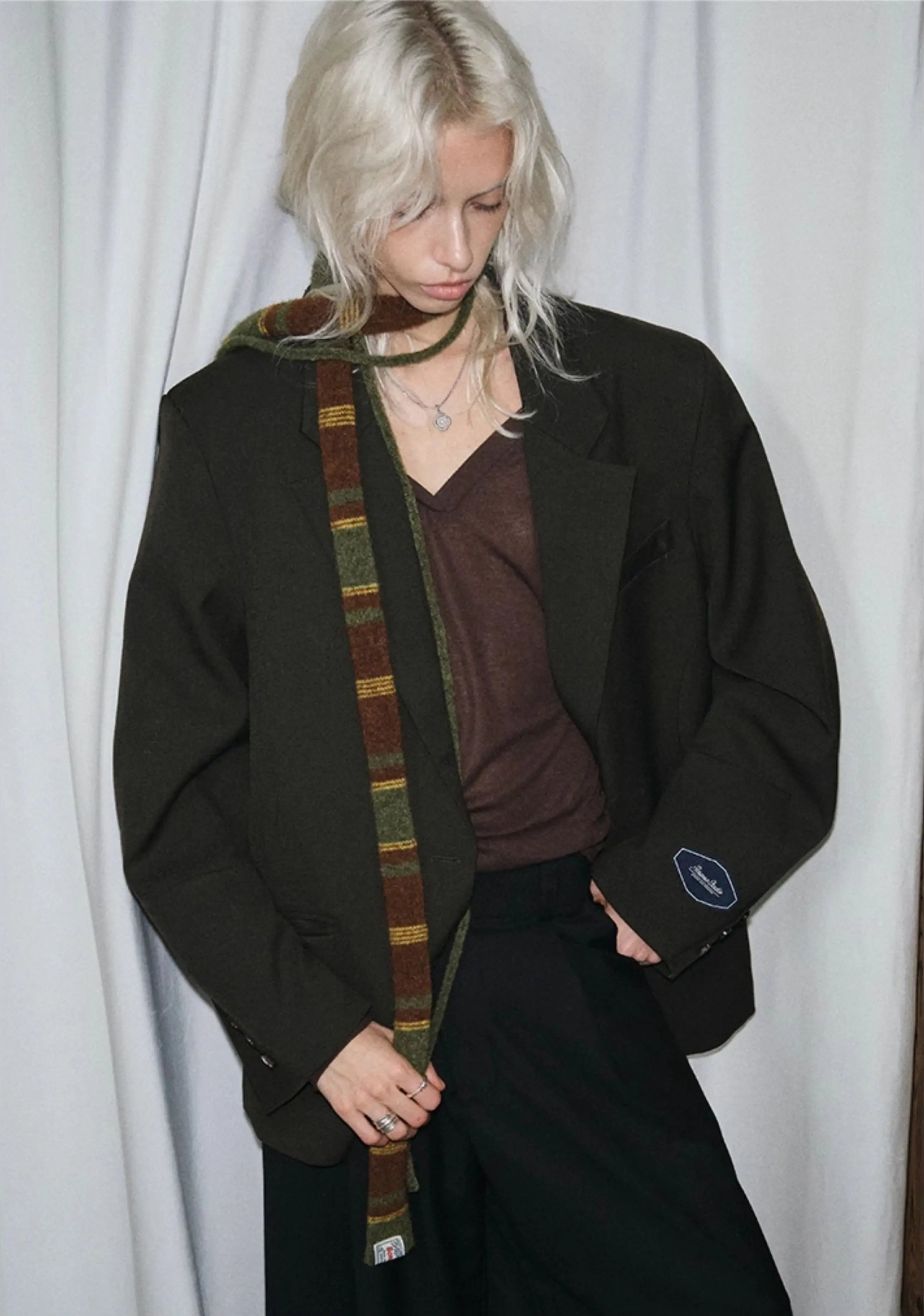 TRIA SELECT | CHIC STRIPED SCARF【ID:TN00127】