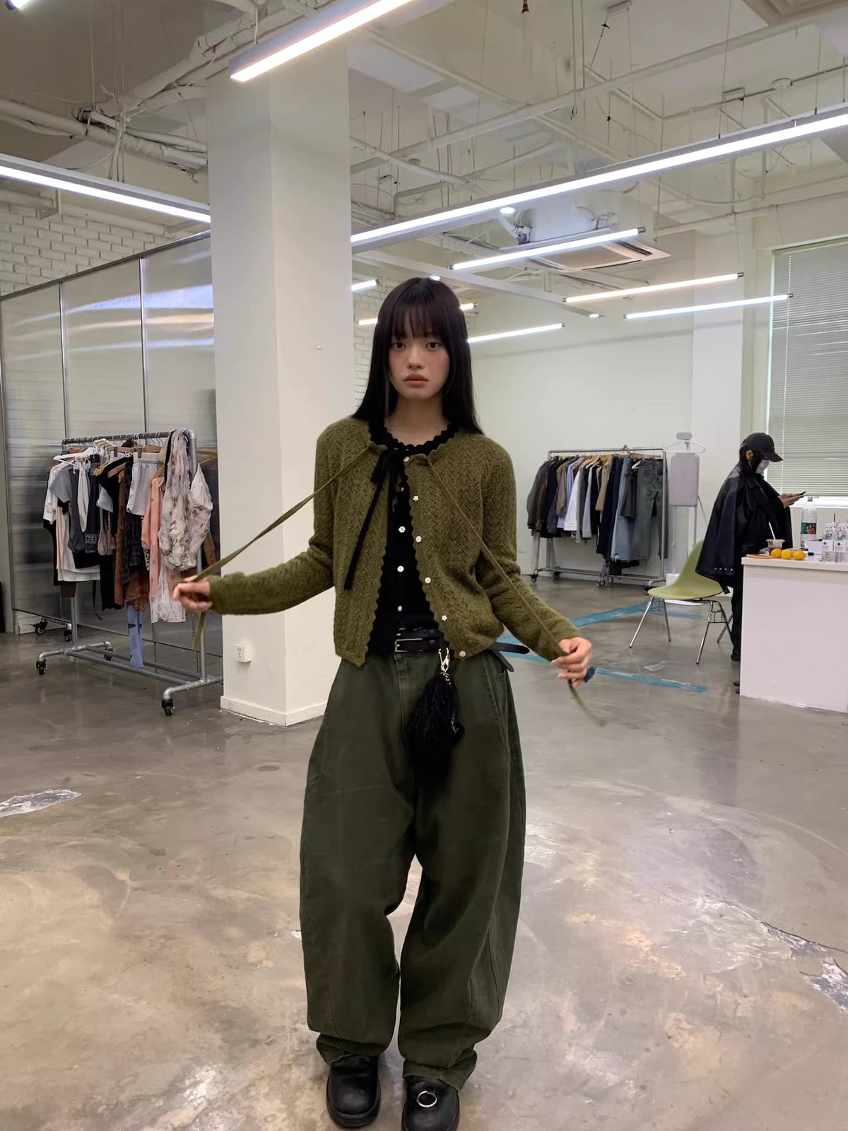 Poiret Balloon Trouser in Olive