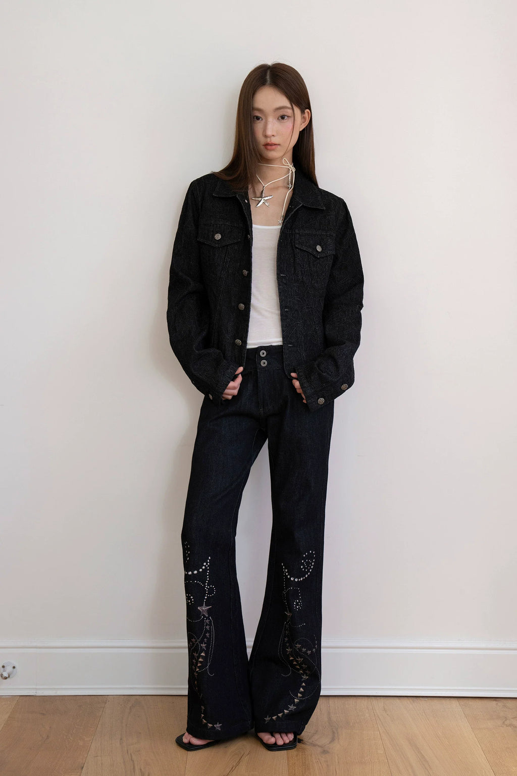 Phantom Stitch Denim Jacket