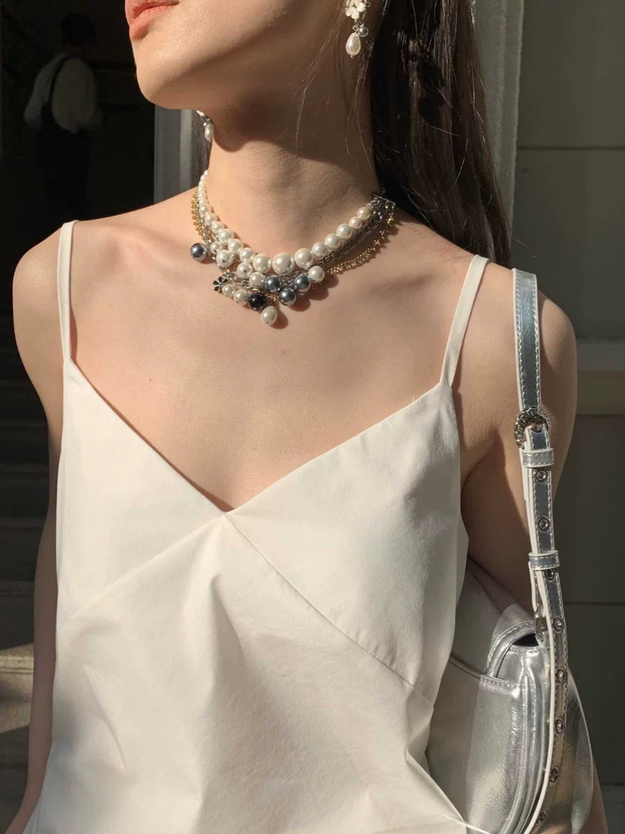 LAYERED NECKLACE AND WAIST CHAIN SET