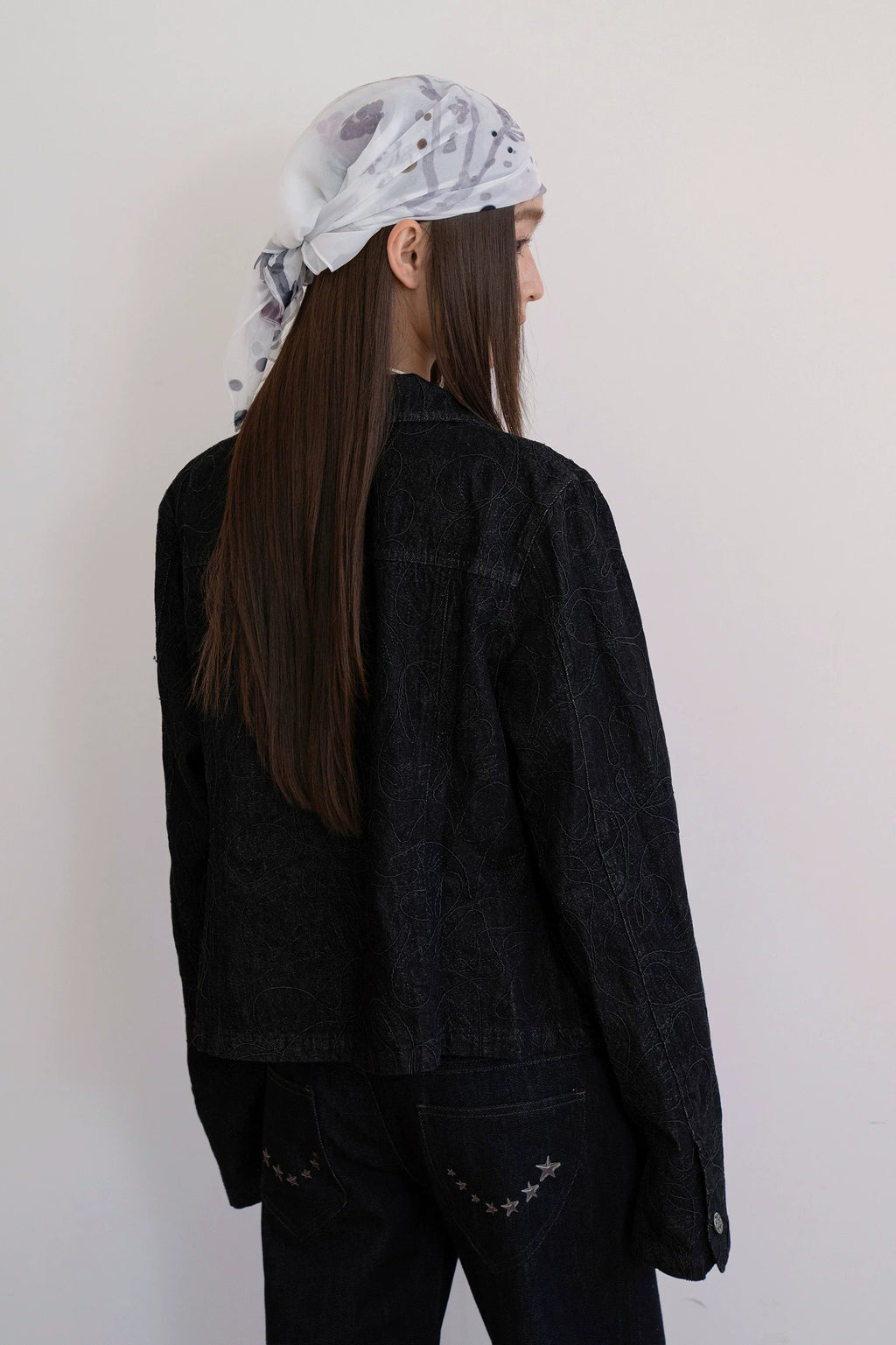 Phantom Stitch Denim Jacket
