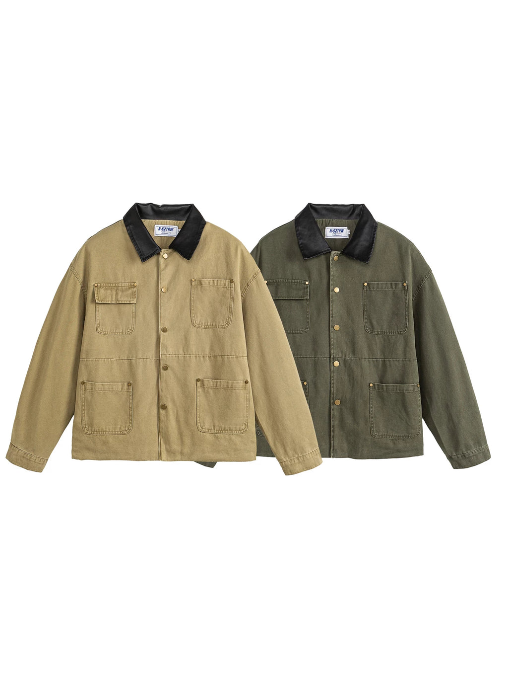 RETRO WORKWEAR LEATHER JACKET