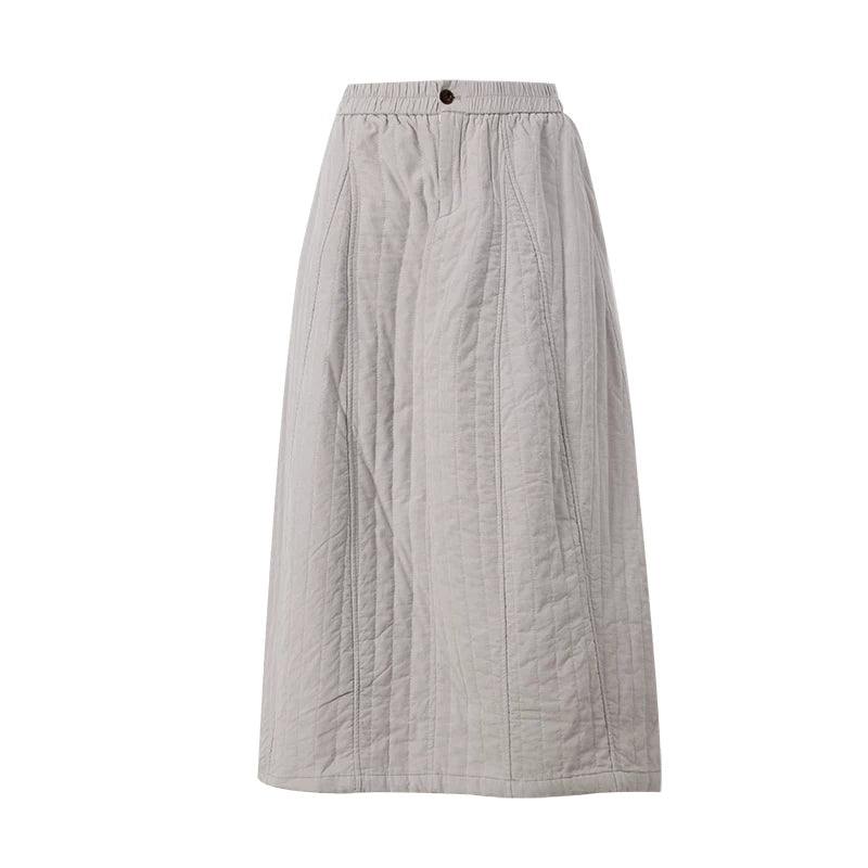 3months |  HIGH WAIST COTTON A-LINE SKIRT【ID:TN00017】