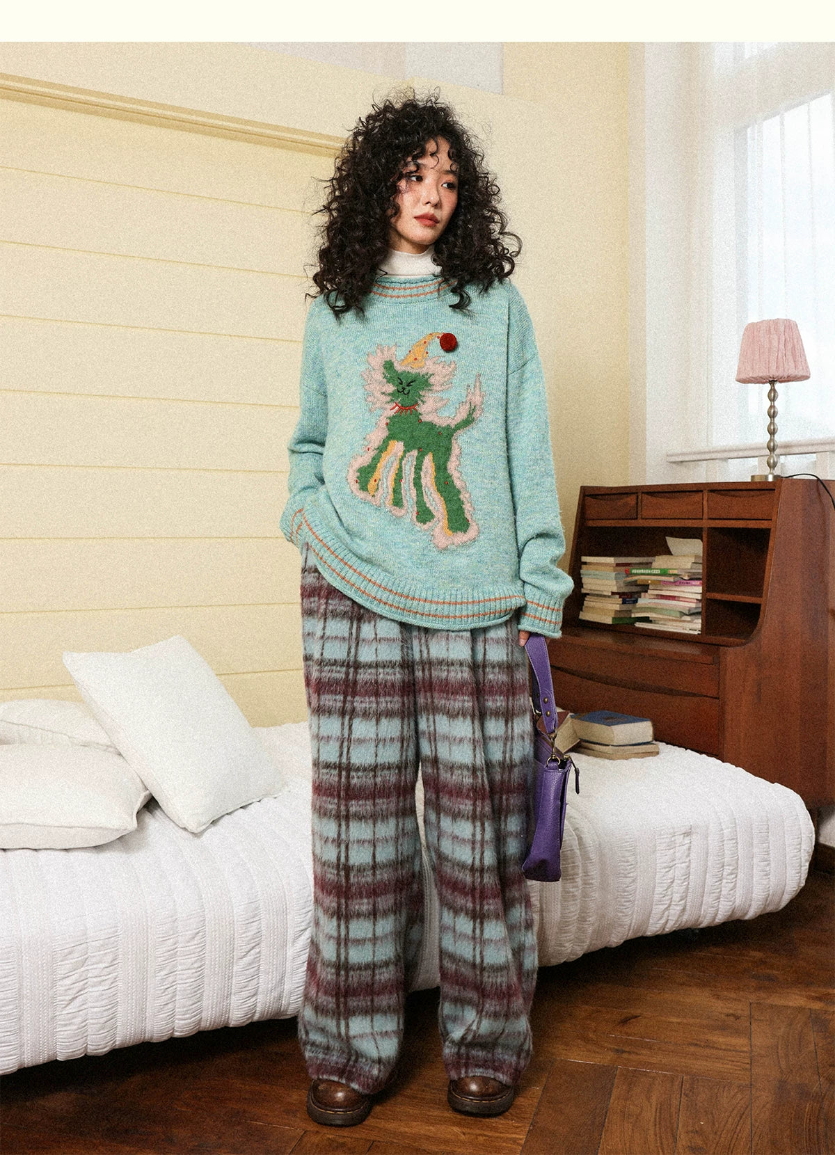 化学少女 | KNIT SWEATER WITH BOWLER HAT【ID:TN00148】
