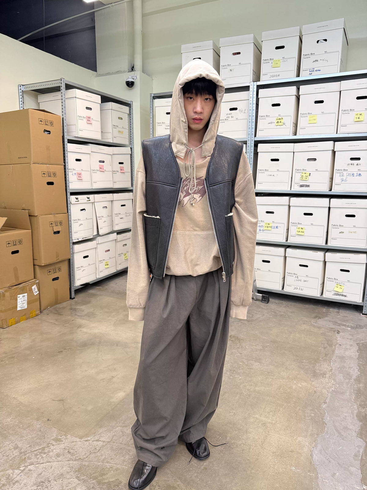 Lantern Trousers in Khaki or Soft Sand