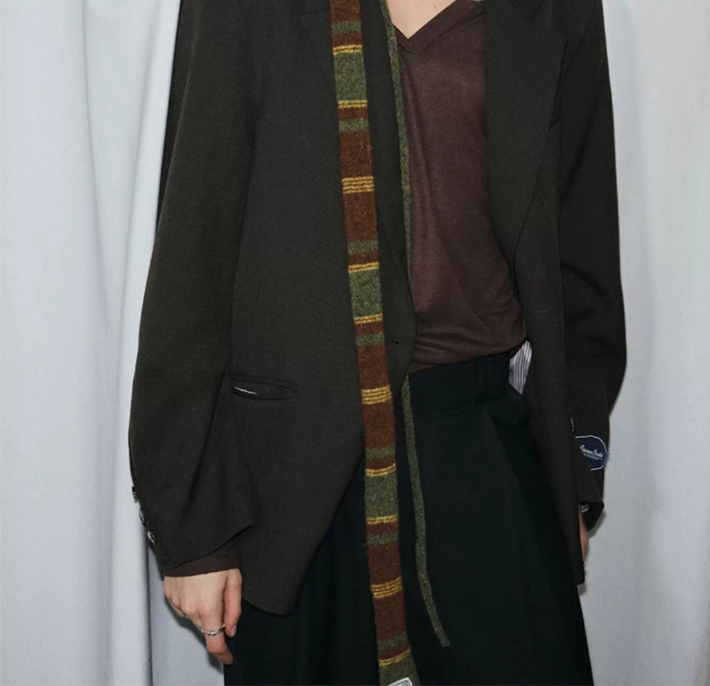 TRIA SELECT | CHIC STRIPED SCARF【ID:TN00127】