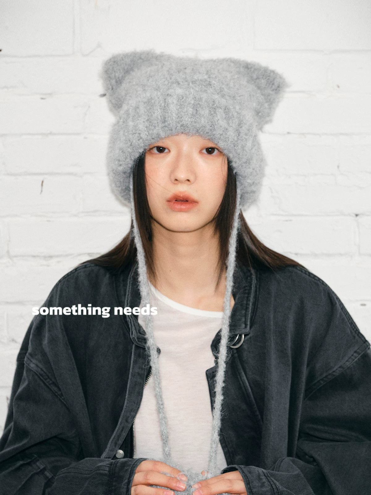 TRIA SELECT | WINTER KITTEN EARS KNIT HAT【ID:TN00084】