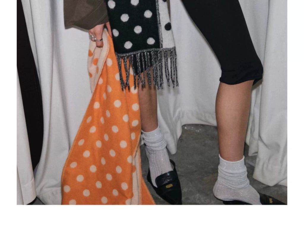 TRIA SELECT | CLASSIC POLKA DOT SCARF【ID:TN00128】