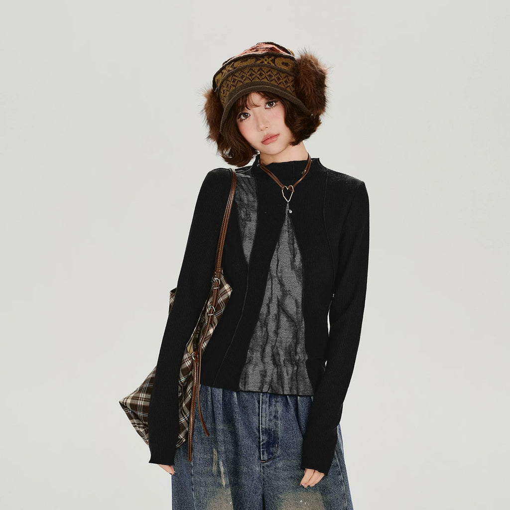 Girlyhalo |  RETRO SPICE GIRLS LONG SLEEVE TOP【ID:TN00013】