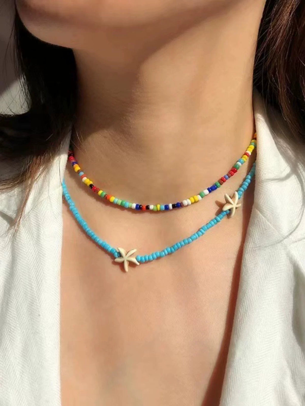 VINTAGE BEADED NECKLACE