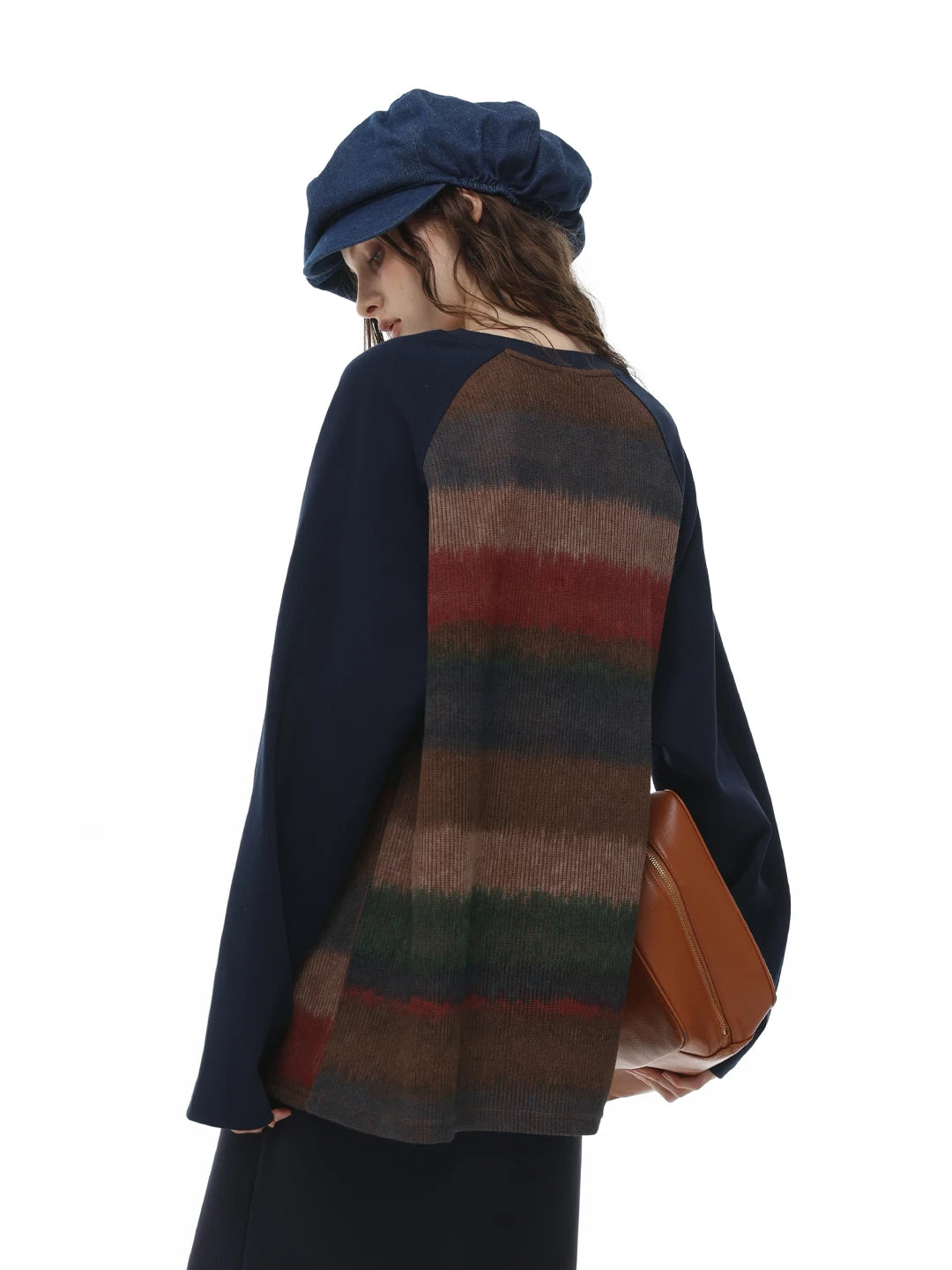 RETRO GRADIENT BLOCK SWEATER