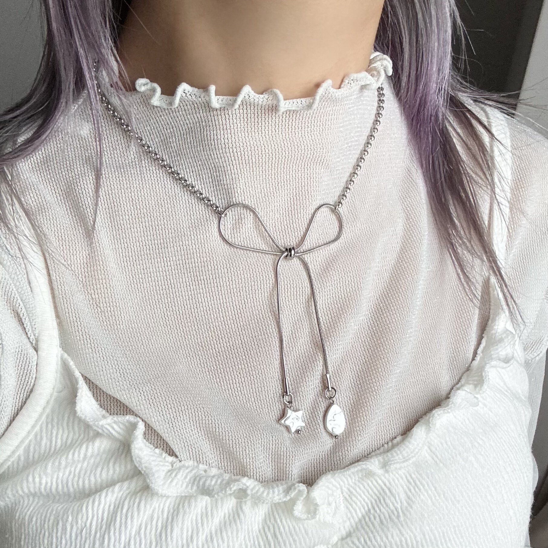 RETRO SNAKE BONE NECKLACE