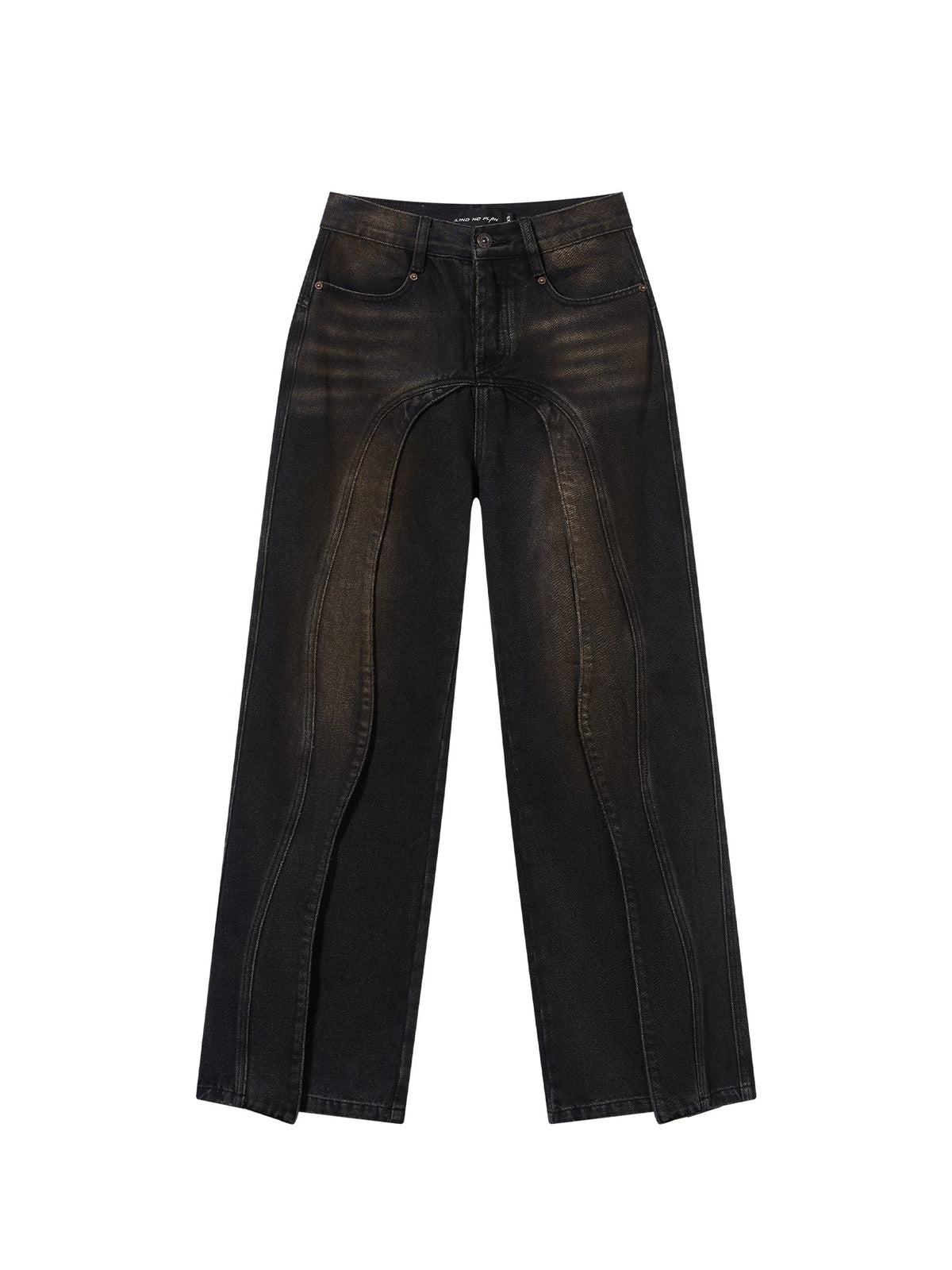 Aged Denim Trousers