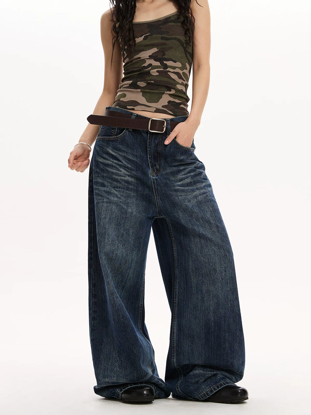 VATTY | VINTAGE WASH CAT WHISKERS JEANS【ID:TN00210】