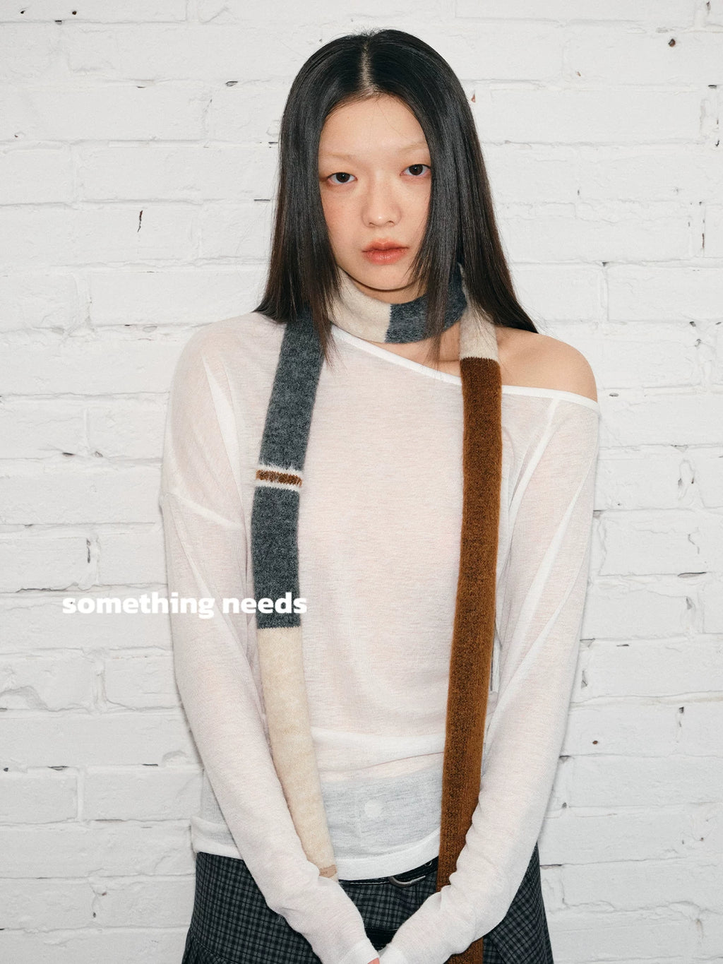 TRIA SELECT | COLORFUL FASHION SCARF【ID:TN00132】