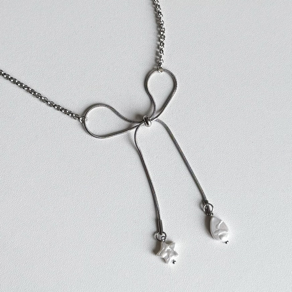 RETRO SNAKE BONE NECKLACE