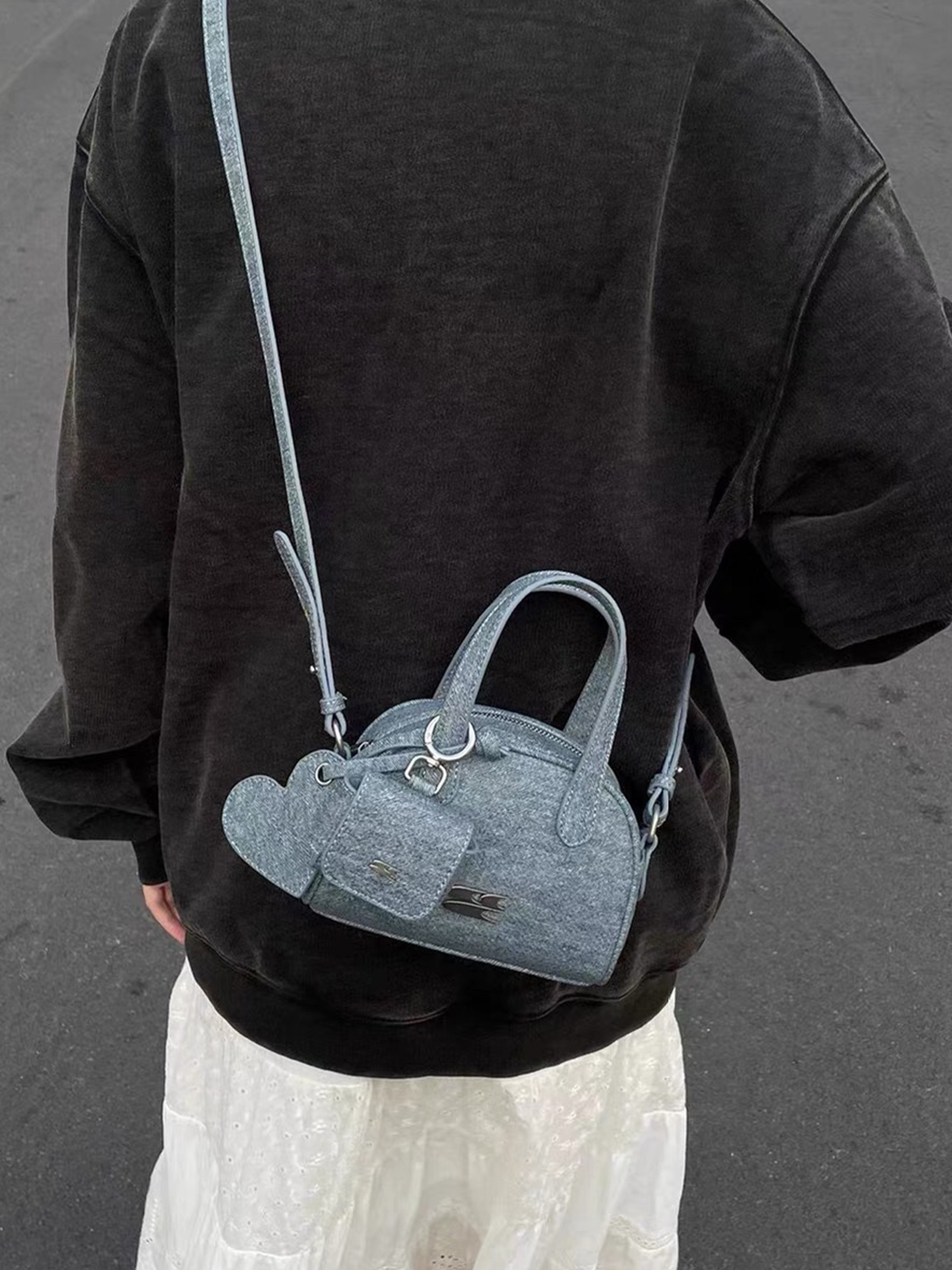 VINTAGE FAUX LEATHER MINI BAG