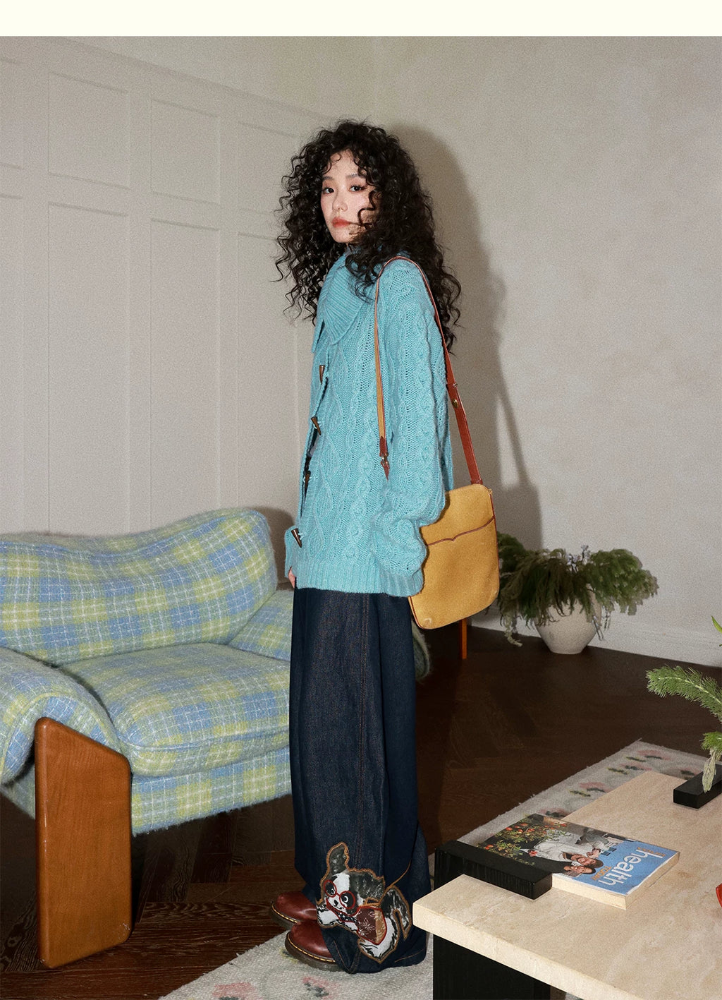 化学少女 | FLORAL KNIT CARDIGAN SWEATER【ID:TN00159】