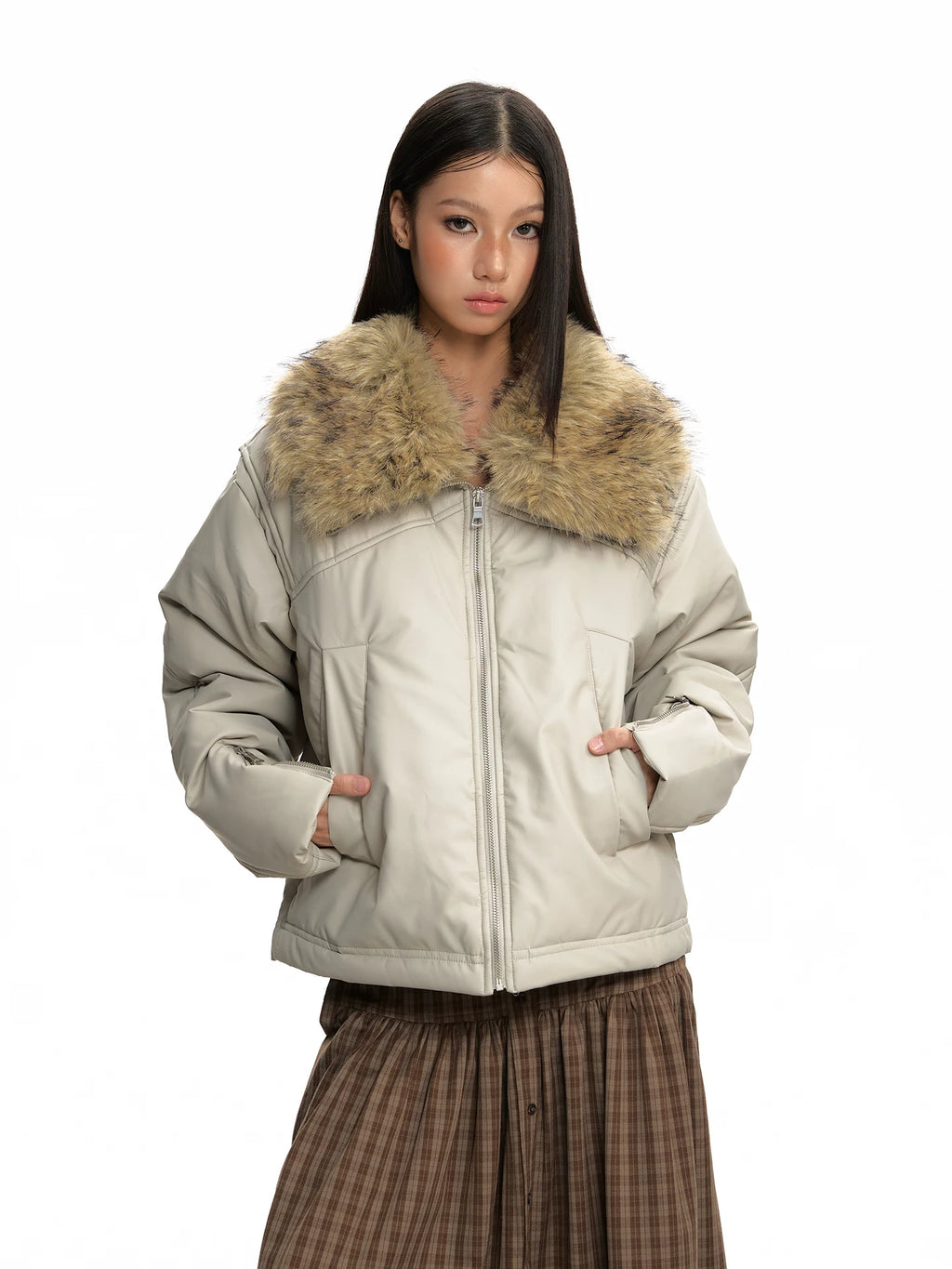 RETRO PU LEATHER JACKET