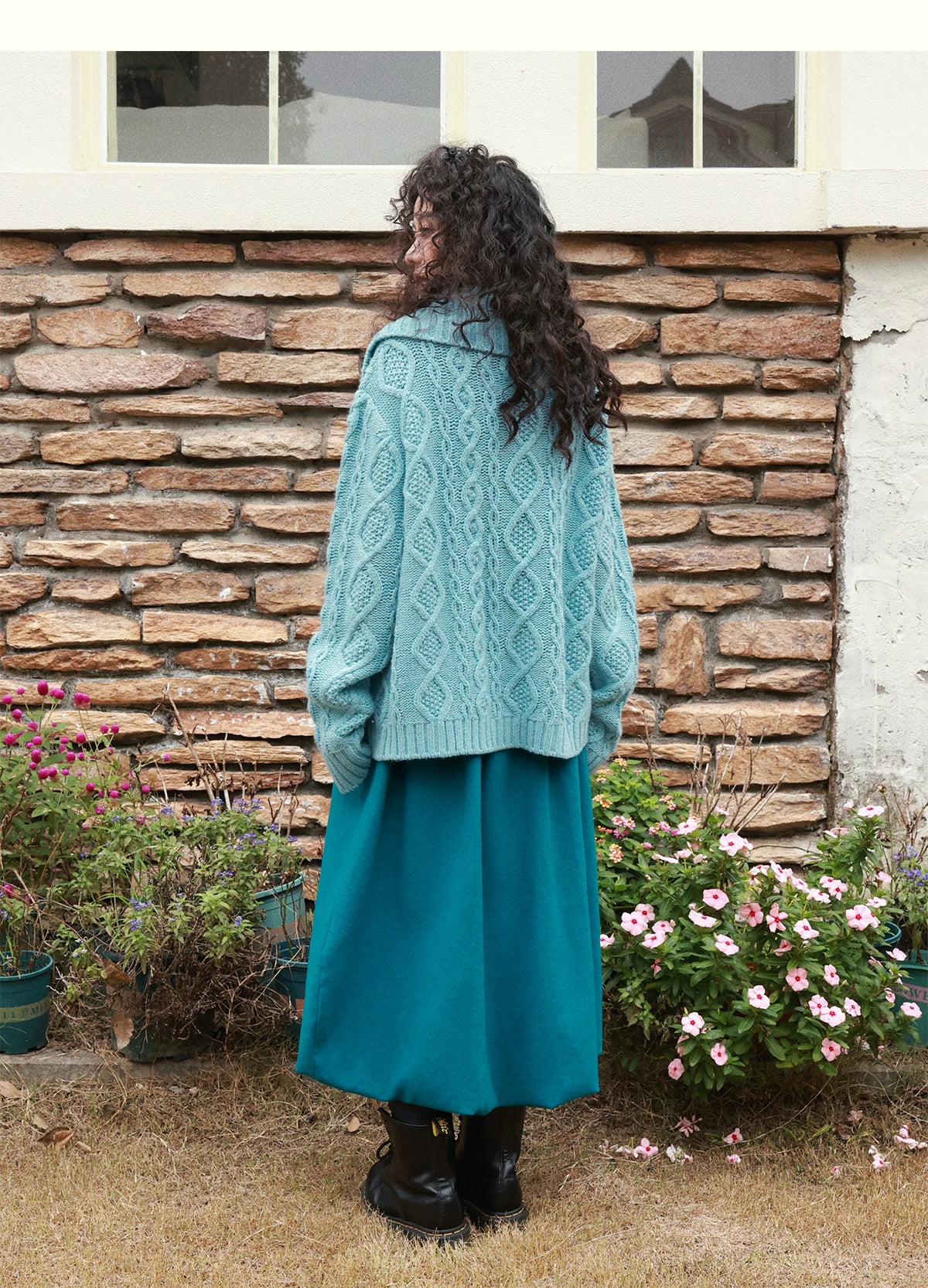 化学少女 | FLORAL KNIT CARDIGAN SWEATER【ID:TN00159】