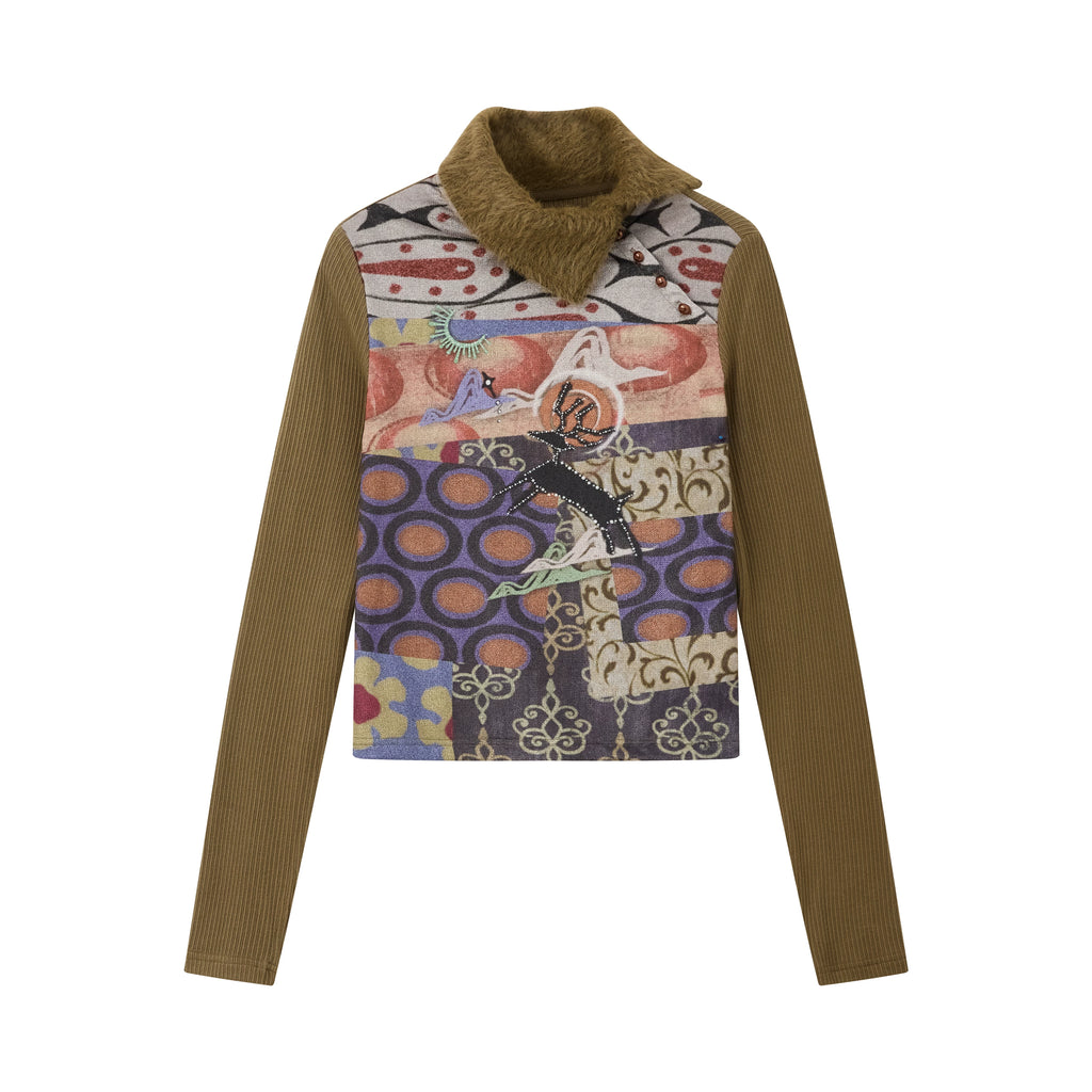 化学少女 | CASHMERE KNIT LONG SLEEVE TOP【ID:TN00162】