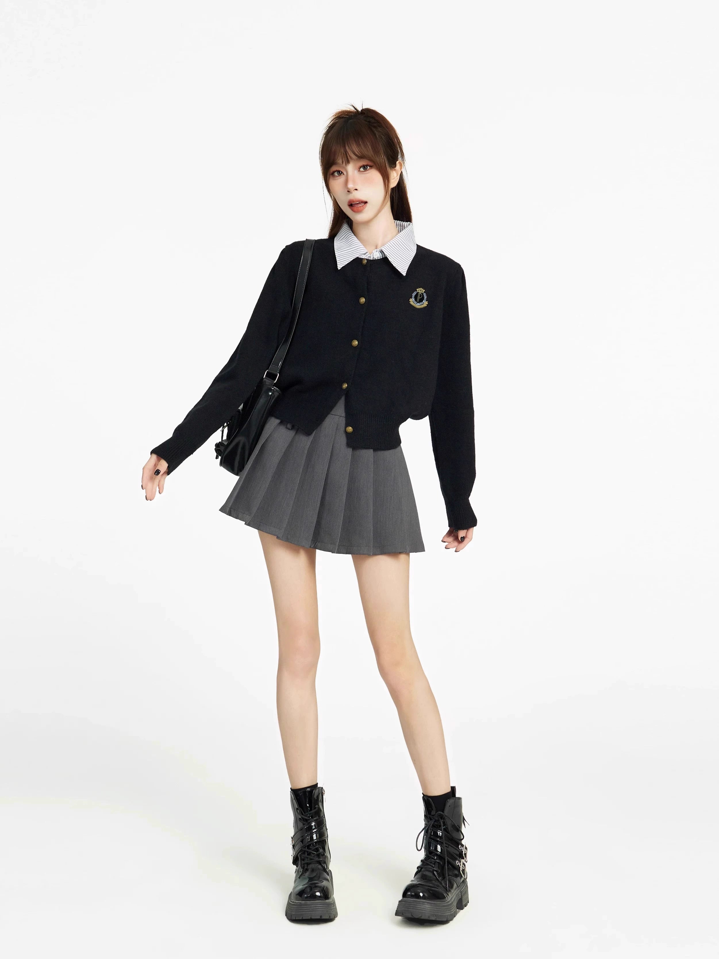 NICHE KNIT CARDIGAN SWEATER