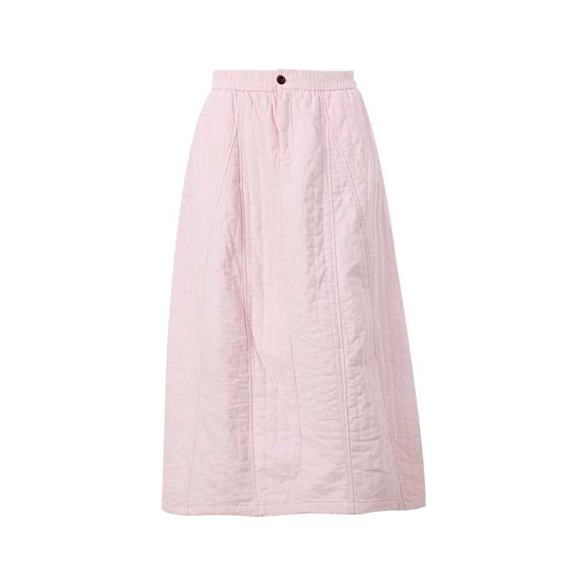 3months |  HIGH WAIST COTTON A-LINE SKIRT【ID:TN00017】