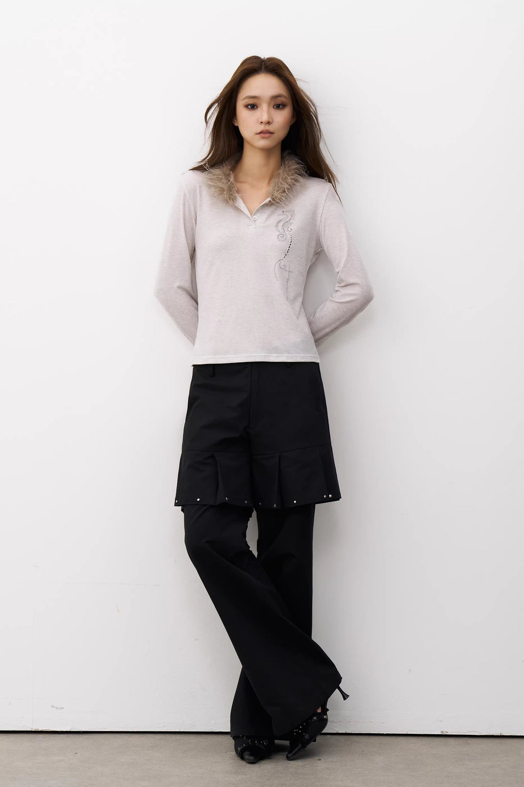Kings Road Hybrid Flare Trousers