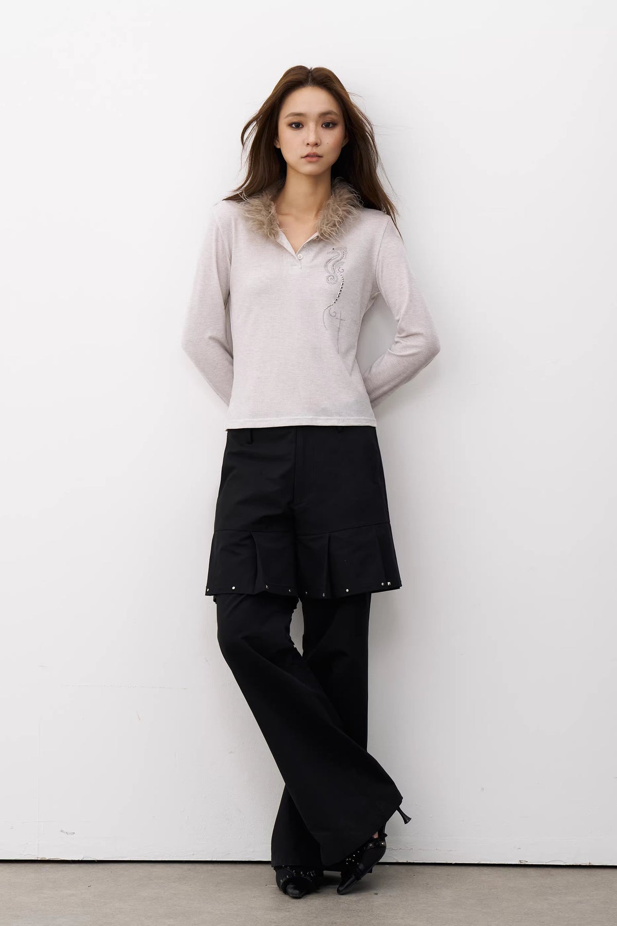 Kings Road Hybrid Flare Trousers