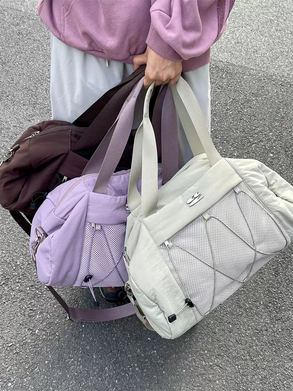 TRI-COLOR FITNESS EXERCISE BAG