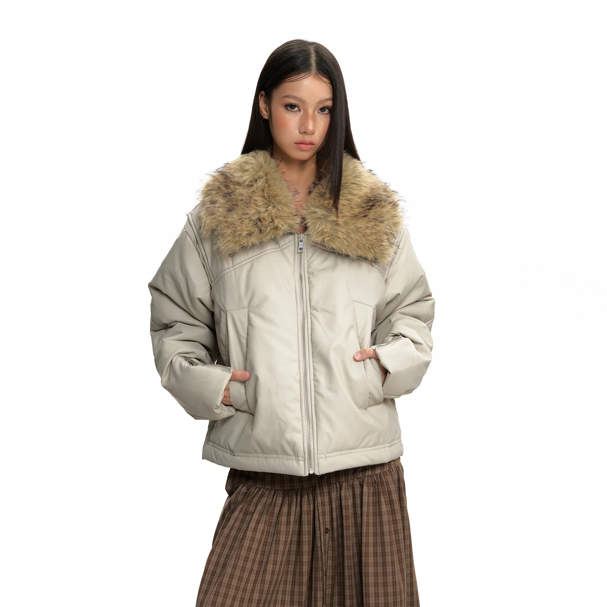 RETRO PU LEATHER JACKET