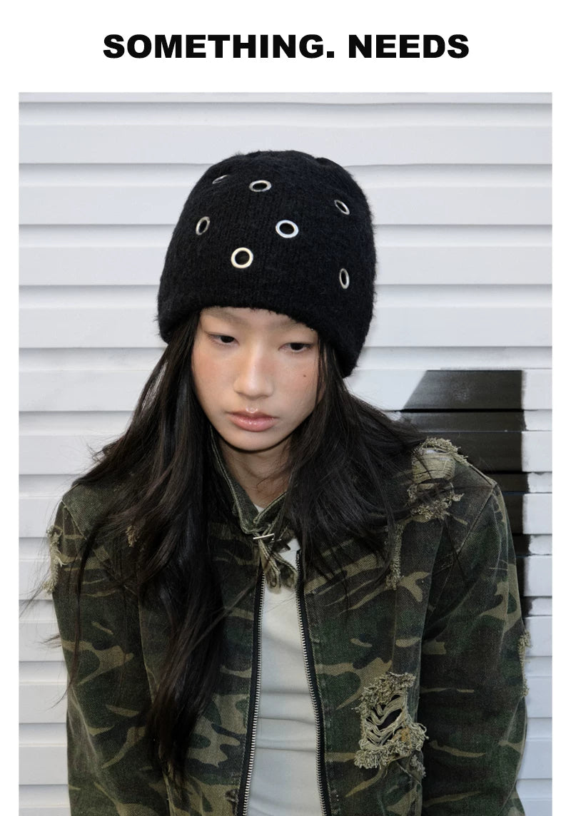 TRIA SELECT | HANDMADE WOOL KNIT CAP【ID:TN00135】
