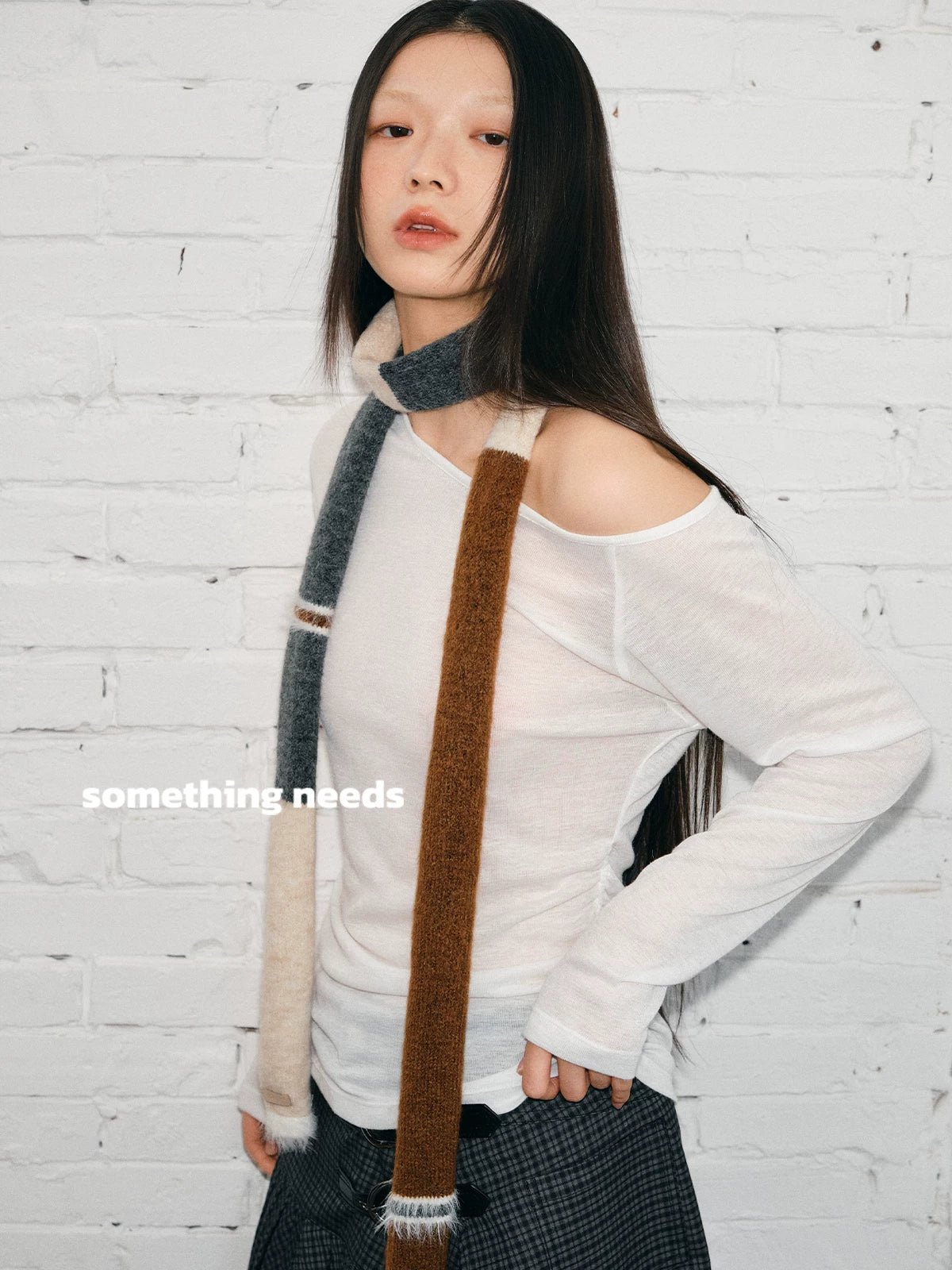 TRIA SELECT | COLORFUL FASHION SCARF【ID:TN00132】