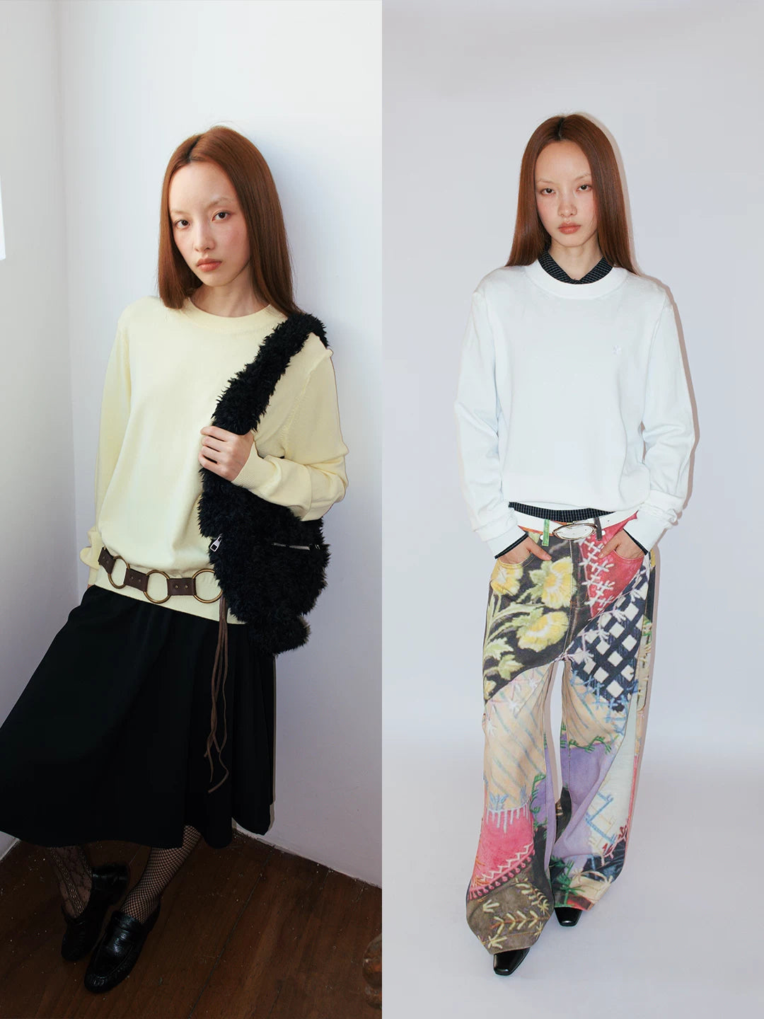 FUNKYFUN | COLORFUL EMBROIDERED KNIT SWEATER【ID:TN00177】