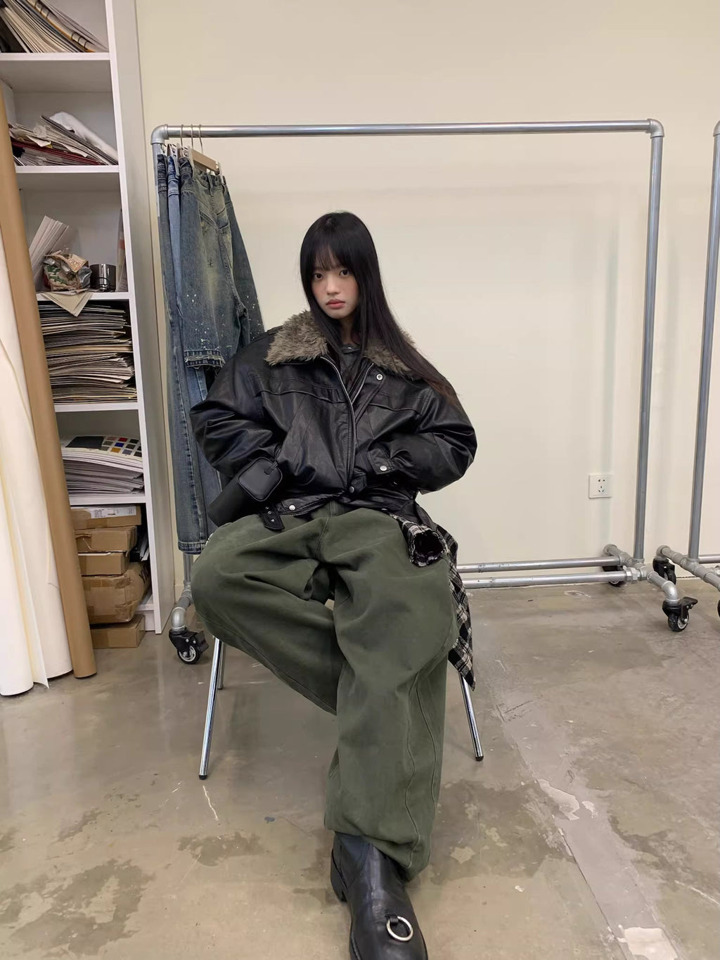 Poiret Balloon Trouser in Olive