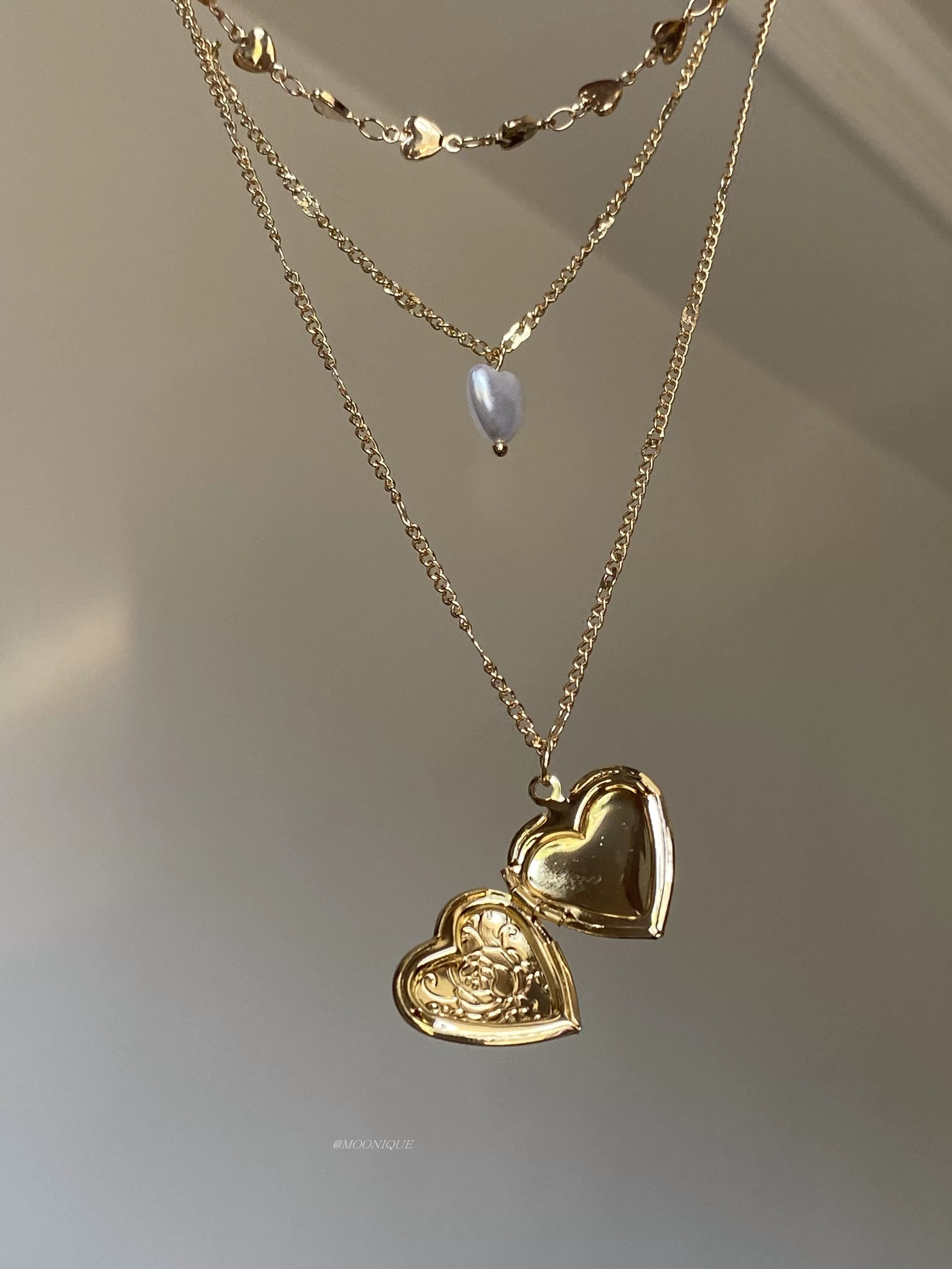 ANTIQUE HEART PENDANT NECKLACE