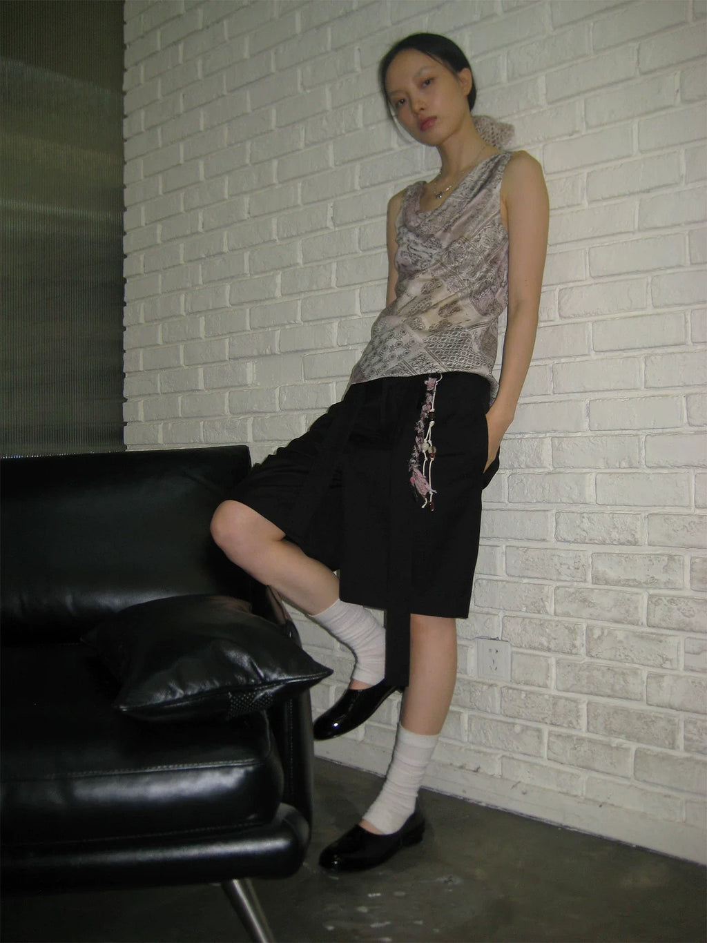 Soft Utility Wool Blend Culottes