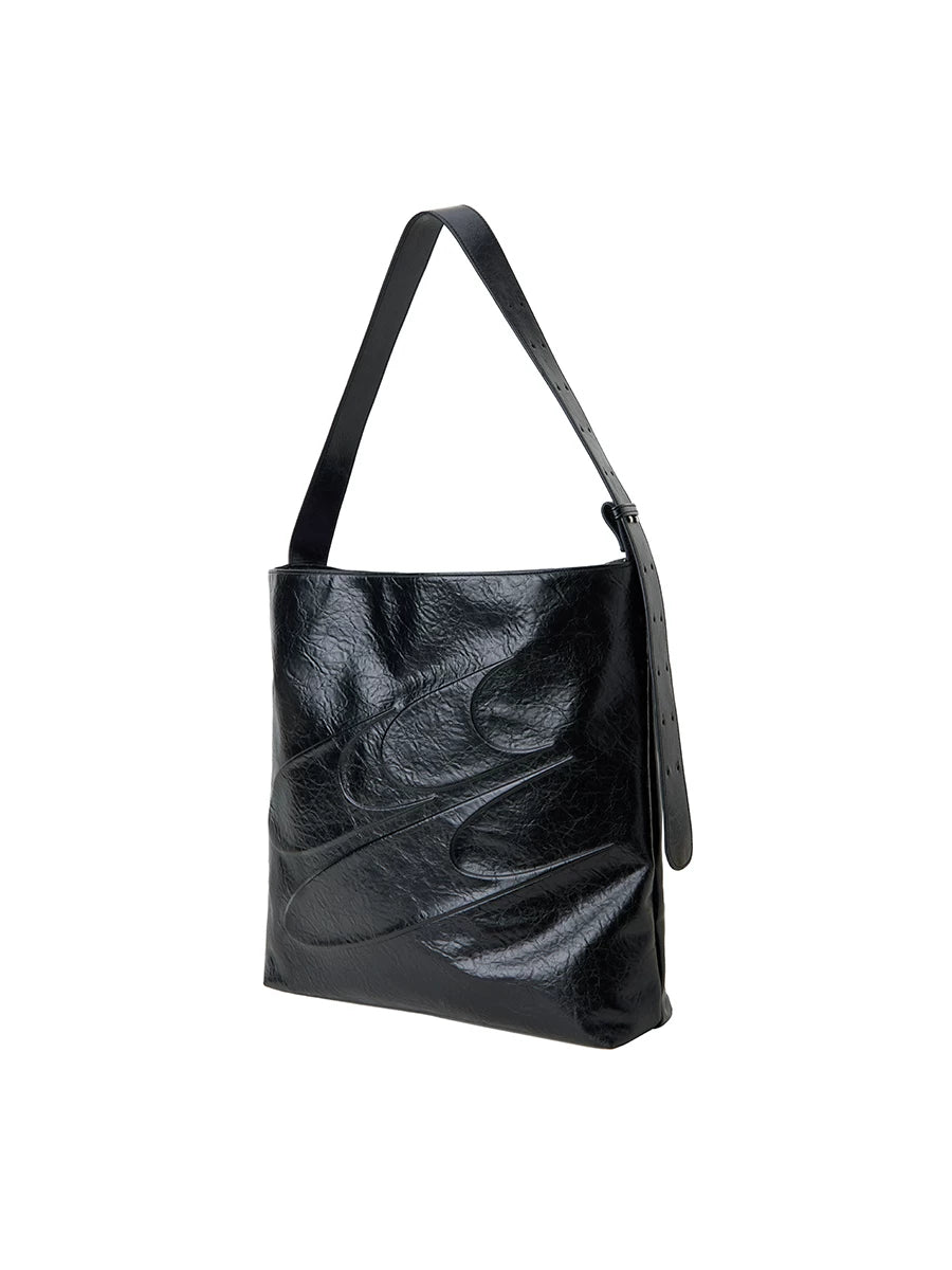 LARGE CAPACITY LEATHER TOTE BAG